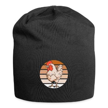 Chicken Hen - Jersey Beanie - black - Front