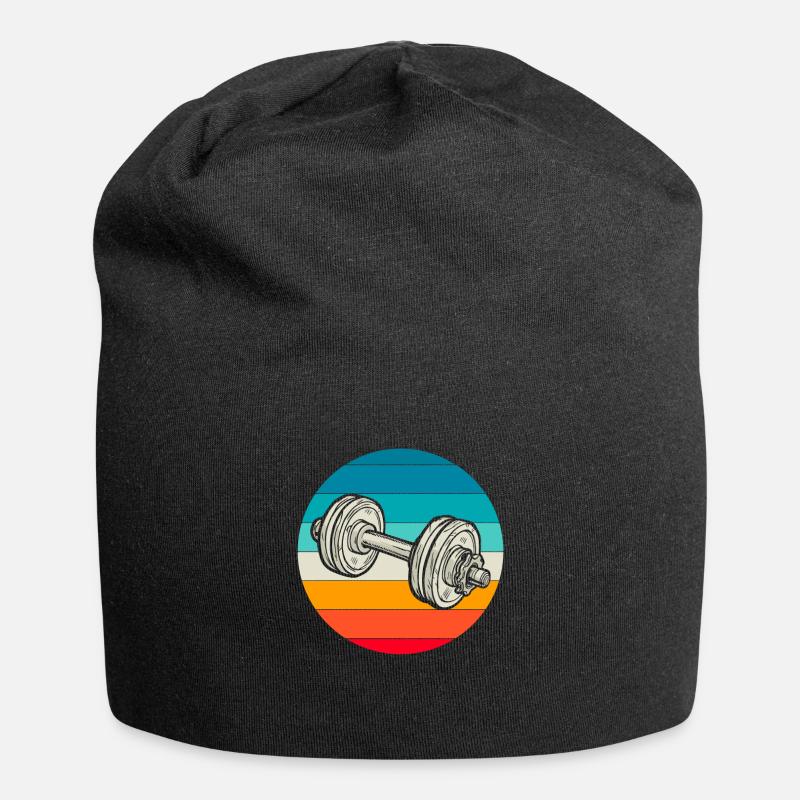 Fitness - Jersey-Beanie - Schwarz