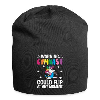 Gymnastik Cartwheel Girl - Jersey-Beanie - Schwarz - Vorne