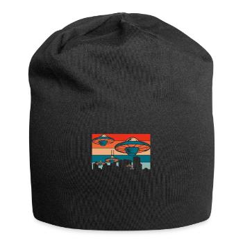 Alien Außerirdischer - Jersey Beanie - black - Front
