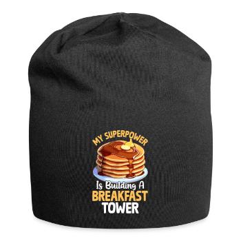 Funny Pancake Maker - Jersey Beanie - black - Front