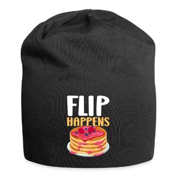 Funny Pancake Maker - Jersey Beanie - black - Front