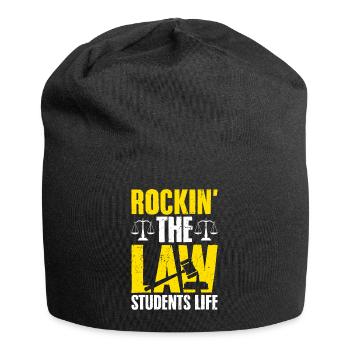 Etudes de droit Futur avocat - Bonnet en jersey - noir - Devant
