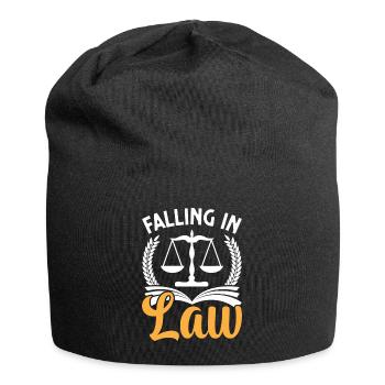 Funny Law Student Law School Future Juris - Jersey Beanie - black - Front