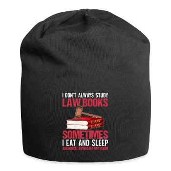 Lustiger Jurastudent Jurastudium - Jersey-Beanie - Schwarz - Vorne