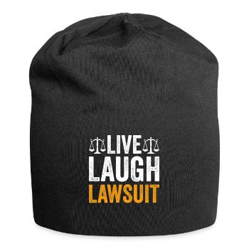 Étudiant en droit Diplôme en droit Futur avocat - Bonnet en jersey - noir - Devant