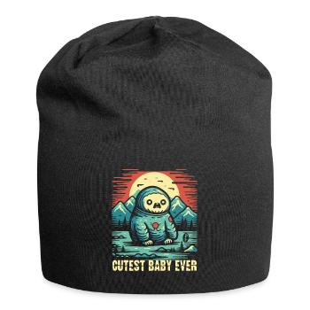 Le bébé le plus mignon de tous les temps - Bonnet en jersey - noir - Devant