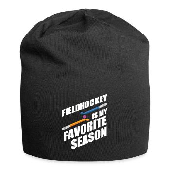 Feldhockey Ist Meine Lieblingssaison Hallenhockey - Jersey-Beanie - Schwarz - Vorne