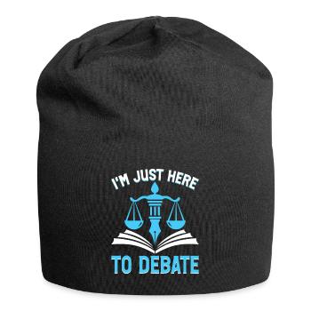 Étudiant en droit Diplôme en droit Futur avocat - Bonnet en jersey - noir - Devant
