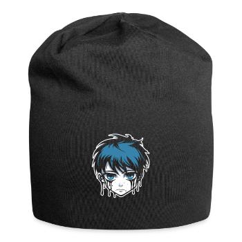 Emo Gothique - Bonnet en jersey - noir - Devant