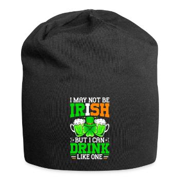 Fête de la Saint-Patrick amusante - Bonnet en jersey - noir - Devant