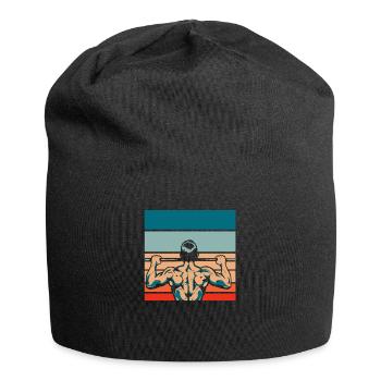 Fitness - Jersey-Beanie - Schwarz - Vorne