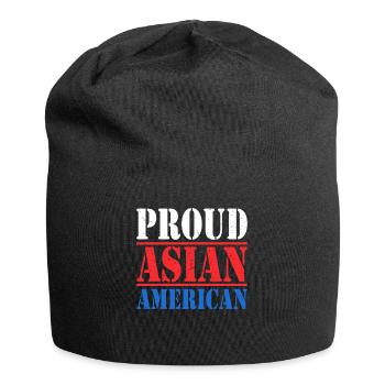 Pazifik-Insulaner AAPI - Jersey-Beanie - Schwarz - Vorne