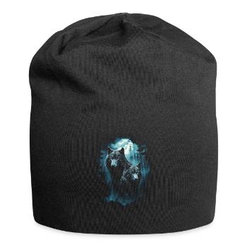 Fantasy Wolf Moon Wolf Pack Mythology - Jersey Beanie - black - Front