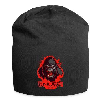 Fed Up, Enough Is Enough: Angry Gorilla - Jersey Beanie - black - Front
