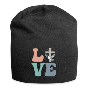Christianity Christianity Jesus Cross Faith in God - Jersey Beanie - black - Front