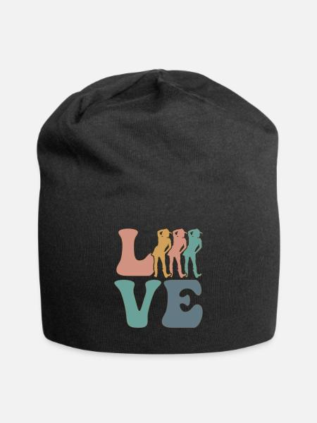 Line Dance Line Dancing Line Dancer - Jersey-Beanie - Schwarz