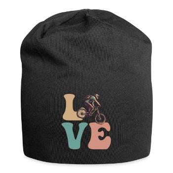 Mountain Biking MTB Biker - Jersey Beanie - black - Front