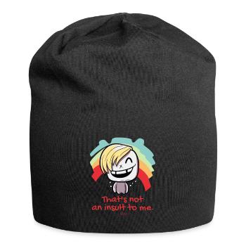Cartoon, that's not an insult to me, LGBTQ - Jersey Beanie - black - Front