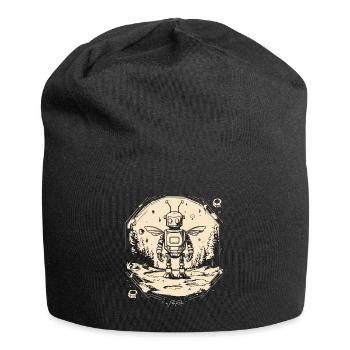 Bees in the Year 2525: A Bee Robot - Jersey Beanie - black - Front
