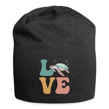 Sea Turtle Ocean - Jersey Beanie - black - Front