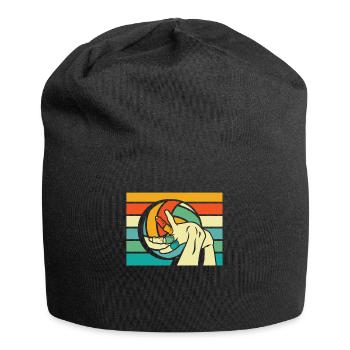 Volley-ball Volley-ball - Bonnet en jersey - noir - Devant