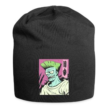 Cartoon: Strong Japanese Anime Fans and Bros - Jersey Beanie - black - Front
