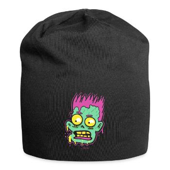 Cartoon Pop Art : si effrayant, un zombie - Bonnet en jersey - noir - Devant