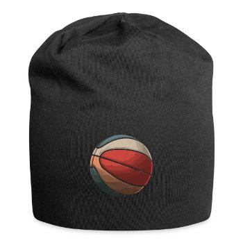 Basketball Basketballer - Jersey-Beanie - Schwarz - Vorne