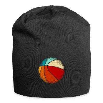 Joueur de basket-ball - Bonnet en jersey - noir - Devant
