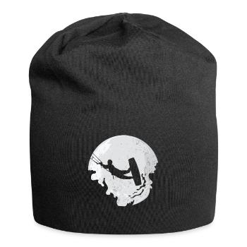 Kitesurfer Kitesurf Kitesurf Kitesurf Lune - Bonnet en jersey - noir - Devant
