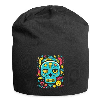 Pop Cartoon, Animal Skull - Jersey Beanie - black - Front