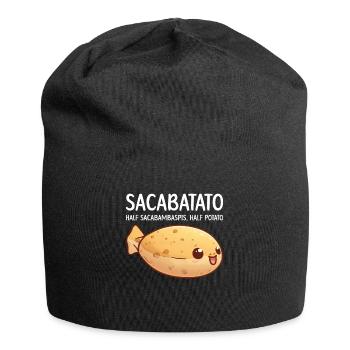 Drôle De Poisson Meme - Bonnet en jersey - noir - Devant