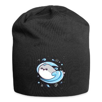 Sacabambaspis Poisson Meme Eau - Bonnet en jersey - noir - Devant