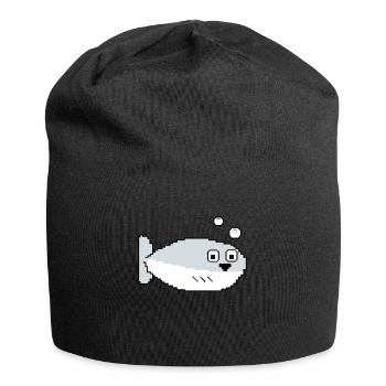 Sacabambaspis Poisson Meme Pixel - Bonnet en jersey - noir - Devant