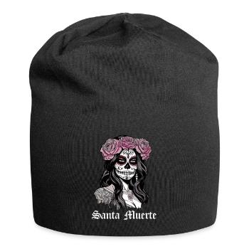 Santisima Muerte Dia De Los Muertos Mexicain - Bonnet en jersey - noir - Devant