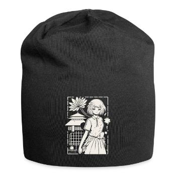 Manga animé japonais : Sakura Girl - Bonnet en jersey - noir - Devant