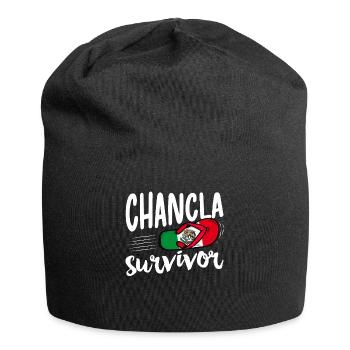 Drapeau de La Chancla Mexique Mexique - Bonnet en jersey - noir - Devant