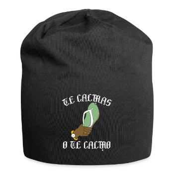 Hispanic Latino American Mexican - Jersey Beanie - black - Front
