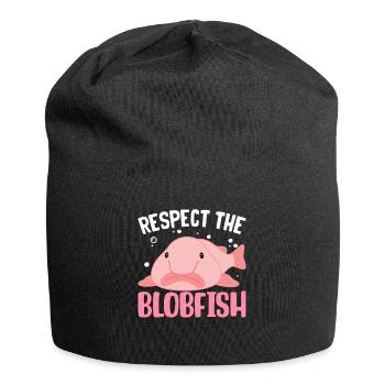Lustiges Meerestier - Jersey-Beanie - Schwarz - Vorne