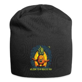 Welcome to the Dungeon of Pain: Pineapple - Jersey Beanie - black - Front