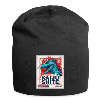 Japonais Kanji Monster Kaiju caca - Bonnet en jersey - noir - Devant
