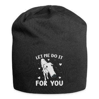Borzoi Dog Meme - Jersey Beanie - black - Front