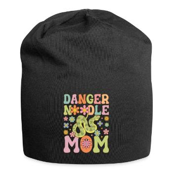 Groovy Snake Maman Serpent Meme - Bonnet en jersey - noir - Devant