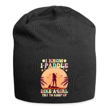 Kayak Girl Kayak Femme Kayakiste - Bonnet en jersey - noir - Devant