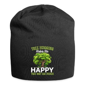 Tree conservationists and environmentalists - Jersey Beanie - black - Front