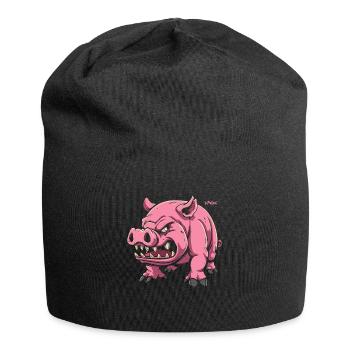 Cute Pet Pig - Jersey Beanie - black - Front