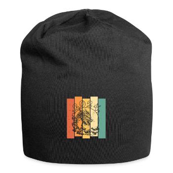 Jahr Des Drachen 2024 - Jersey-Beanie - Schwarz - Vorne