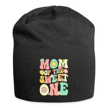 Amateur de crème glacée 1 an d’anniversaire - Bonnet en jersey - noir - Devant