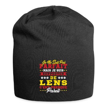 Gift idea for Lens supporters - Jersey Beanie - black - Front